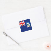 Autocollant du drapeau des îles Falkland (Enveloppe)