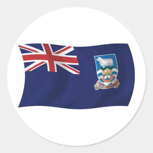 Autocollant du drapeau des îles Malouines (Devant)