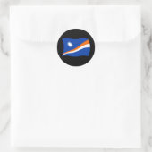 Autocollant du drapeau des Îles Marshall (Sac)