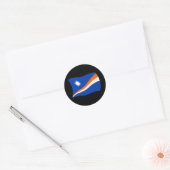 Autocollant du drapeau des Îles Marshall (Enveloppe)