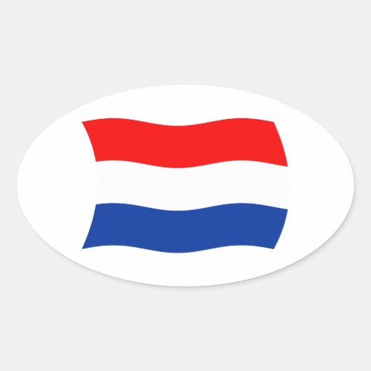 Autocollant du drapeau des Pays-Bas (Devant)