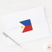 Autocollant du drapeau des Philippines (Enveloppe)