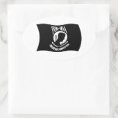 Autocollant du drapeau des POW & MIA (Sac)