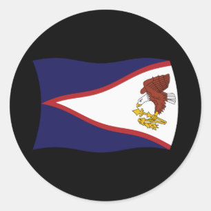 Autocollant du drapeau des Samoa américaines