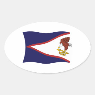 Autocollant du drapeau des Samoa américaines