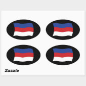 Autocollant du drapeau des Sorabes (Feuille)