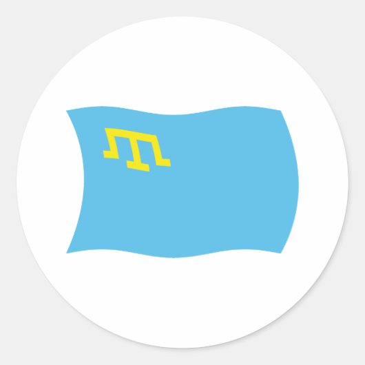 Autocollant du drapeau des Tatars de Crimée (Devant)