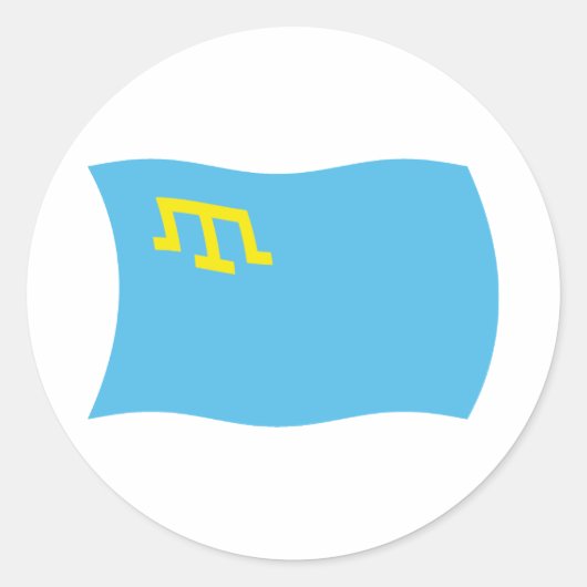 Autocollant du drapeau des Tatars de Crimée (Devant)