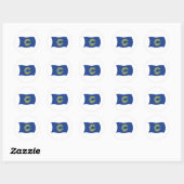 Autocollant du drapeau des Tokelau (Feuille)