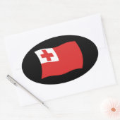 Autocollant du drapeau des Tonga (Enveloppe)