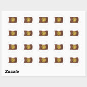Autocollant du drapeau des tribus Shoshone Bannock (Feuille)
