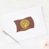Autocollant du drapeau des tribus Shoshone Bannock (Enveloppe)