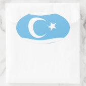 Autocollant du drapeau des Turkmènes irakiens (Sac)