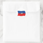 Autocollant du drapeau d'Haïti (Sac)