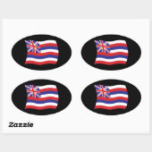 Autocollant du drapeau d'Hawaii (Feuille)