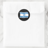 Autocollant du drapeau d'Israël (Sac)