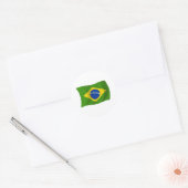 Autocollant du drapeau du Brésil (Enveloppe)