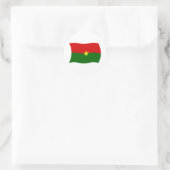 Autocollant du drapeau du Burkina Faso (Sac)
