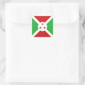 Autocollant du drapeau du Burundi (Sac)