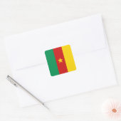 Autocollant du drapeau du Cameroun (Enveloppe)