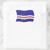 Autocollant du drapeau du Cap-Vert (Sac)