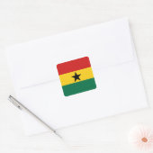 Autocollant du drapeau du Ghana (Enveloppe)