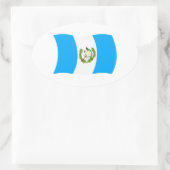 Autocollant du drapeau du Guatemala (Sac)