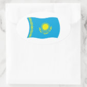 Autocollant du drapeau du Kazakhstan (Sac)