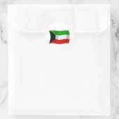 Autocollant du drapeau du Koweït (Sac)