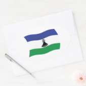 Autocollant du drapeau du Lesotho (Enveloppe)