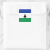 Autocollant du drapeau du Lesotho (Sac)