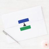 Autocollant du drapeau du Lesotho (Enveloppe)