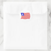 Autocollant du drapeau du Liberia (Sac)