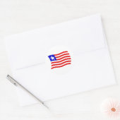 Autocollant du drapeau du Liberia (Enveloppe)