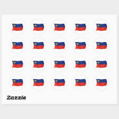 Autocollant du drapeau du Liechtenstein (Feuille)