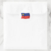 Autocollant du drapeau du Liechtenstein (Sac)