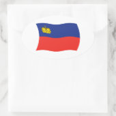 Autocollant du drapeau du Liechtenstein (Sac)