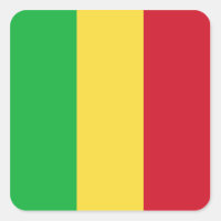 Autocollant du drapeau du Mali