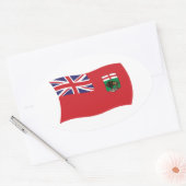 Autocollant du drapeau du Manitoba (Enveloppe)