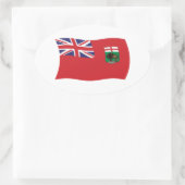 Autocollant du drapeau du Manitoba (Sac)