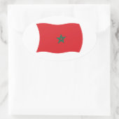 Autocollant du drapeau du Maroc (Sac)
