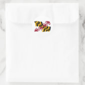 Autocollant du drapeau du Maryland (Sac)