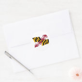 Autocollant du drapeau du Maryland (Enveloppe)