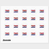 Autocollant du drapeau du Missouri (Feuille)