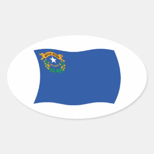 Autocollant du drapeau du Nevada