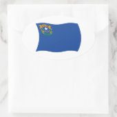 Autocollant du drapeau du Nevada (Sac)