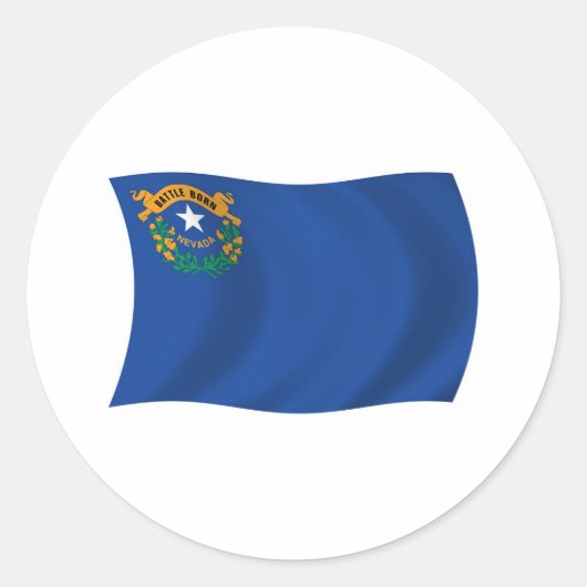 Autocollant du drapeau du Nevada (Devant)