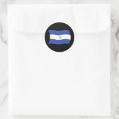 Autocollant du drapeau du Nicaragua (Sac)