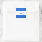 Autocollant du drapeau du Nicaragua (Sac)