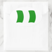 Autocollant du drapeau du Nigéria (Sac)